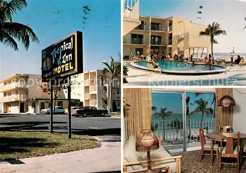 AK / Ansichtskarte Fort_Myers_Beach Tropical Inn Resort Motel Swimming Pool 