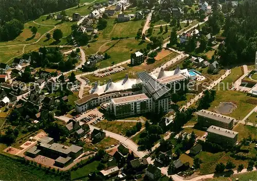 AK / Ansichtskarte Masserberg Fliegeraufnahme mit Badehaus Masserberg Masserberg