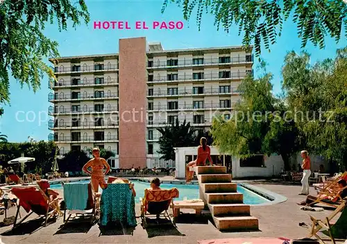 AK / Ansichtskarte Palma_de_Mallorca Hotel el Paso Swimming Pool Palma_de_Mallorca