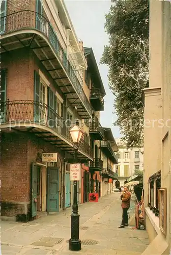 AK / Ansichtskarte New_Orleans_Louisiana Pirates Alley 