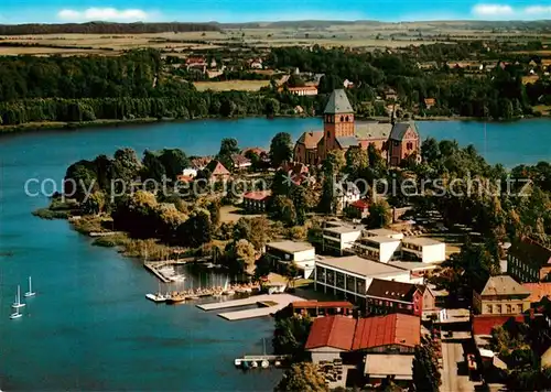 AK / Ansichtskarte Ratzeburg Domhalbinsel Fliegeraufnahme Ratzeburg