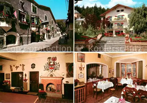 AK / Ansichtskarte Sterzing_Suedtirol Hotel Krone und Pension Maria Kaminzimmer Gaststube Sterzing Suedtirol