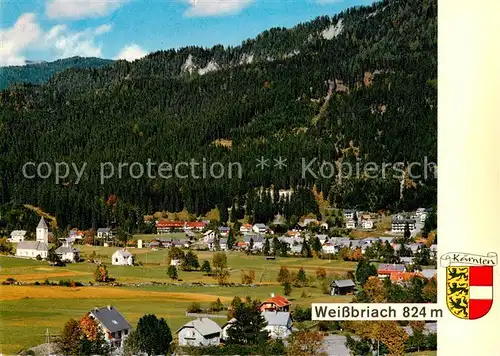 AK / Ansichtskarte Weissbriach Ortsansicht mit Kirche Sommerfrische Weissbriach