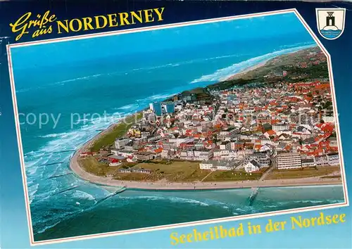 AK / Ansichtskarte Norderney_Nordseebad Fliegeraufnahme Norderney_Nordseebad