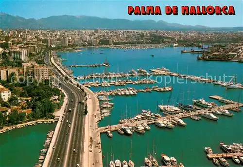 AK / Ansichtskarte Palma_de_Mallorca Fliegeraufnahme Palma_de_Mallorca