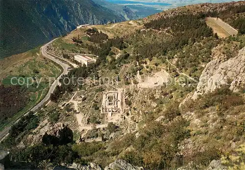 AK / Ansichtskarte Delphi_Delfi_Greece Fliegeraufnahme 