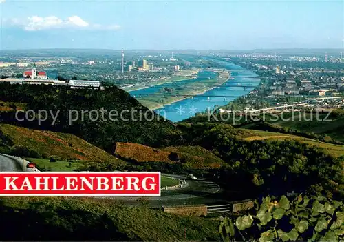 AK / Ansichtskarte Kahlenberg_Wien Hoehenstrasse mit Blick auf Wien Kahlenberg_Wien