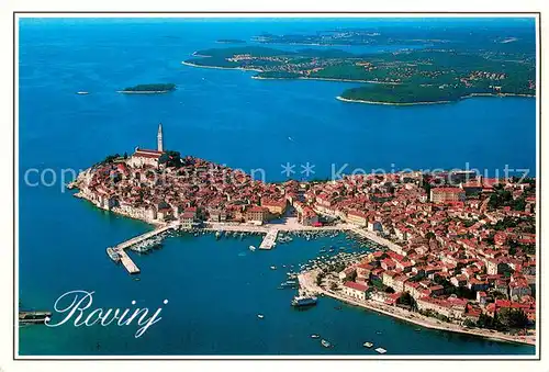 AK / Ansichtskarte Rovinj_Rovigno_Istrien Fliegeraufnahme 