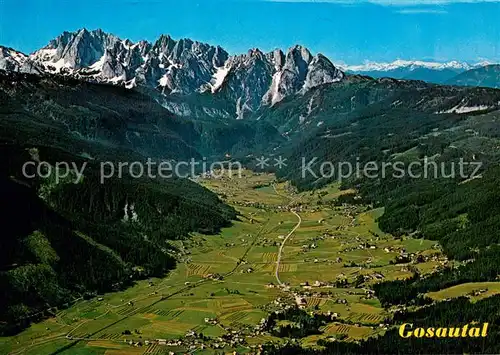 AK / Ansichtskarte Gosau_Oberoesterreich Erholungsgebiet Gosautal Gosaukamm Dachsteingebirge Gosau_Oberoesterreich