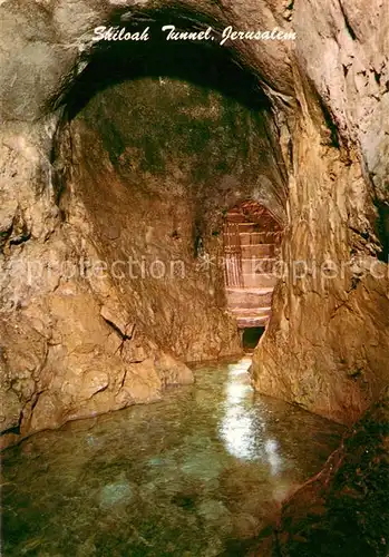 AK / Ansichtskarte Jerusalem_Yerushalayim The Shiloah Tunnel Jerusalem_Yerushalayim