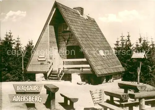 AK / Ansichtskarte Rennsteig Bergbaude Adlersberg Rennsteig