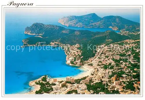 AK / Ansichtskarte Paguera_Mallorca_Islas_Baleares Fliegeraufnahme Paguera_Mallorca