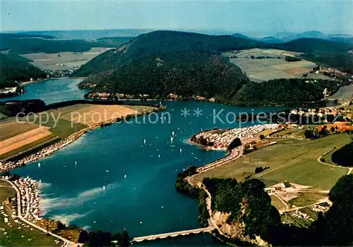 AK / Ansichtskarte Diemelsee Diemeltalsperre Fliegeraufnahme Diemelsee