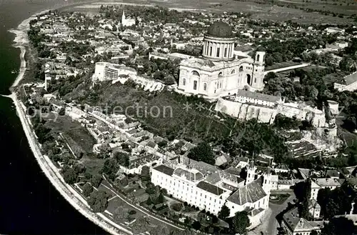 AK / Ansichtskarte Esztergom Ansicht mit Basilika Esztergom