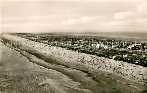 AK / Ansichtskarte Juist_Nordseebad Strand Juist_Nordseebad