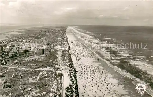 AK / Ansichtskarte Juist_Nordseebad Strand Nordseeinsel Juist_Nordseebad