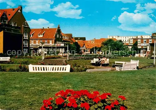 AK / Ansichtskarte Juist_Nordseebad Am Kurplatz Juist_Nordseebad