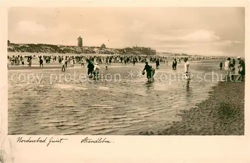 AK / Ansichtskarte Juist_Nordseebad Strandleben Juist_Nordseebad