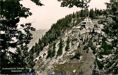 AK / Ansichtskarte Schwaz_Tirol Drahtseilbahn Schwaz Stoos Endstation Schwaz Tirol