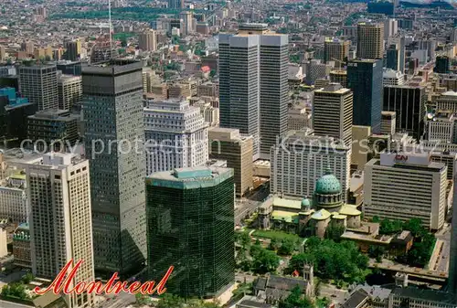 AK / Ansichtskarte Montreal_Quebec Aerial view Montreal Quebec