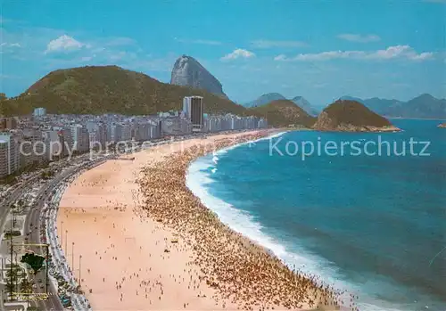 AK / Ansichtskarte Rio_de_Janeiro Copacabana Fliegeraufnahme Rio_de_Janeiro