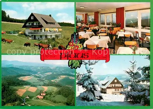 AK / Ansichtskarte Muehlenbach_Baden Cafe Pension Pfaus Gaststube Panorama Muehlenbach_Baden