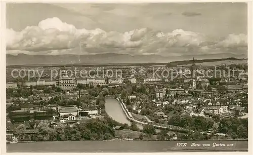 AK / Ansichtskarte Bern_BE Panorama Ausblick vom Gurten Bern_BE