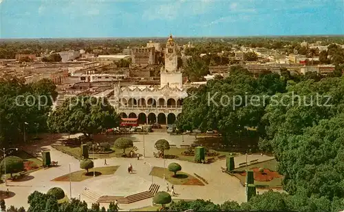 AK / Ansichtskarte Merida_Yucatan Plaza Principal Palacio Municipal Merida Yucatan