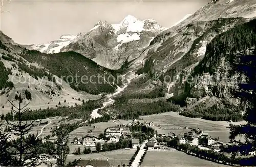 AK / Ansichtskarte Kandersteg_BE Panorama mit Bluemlisalp Berner Alpen Kandersteg_BE