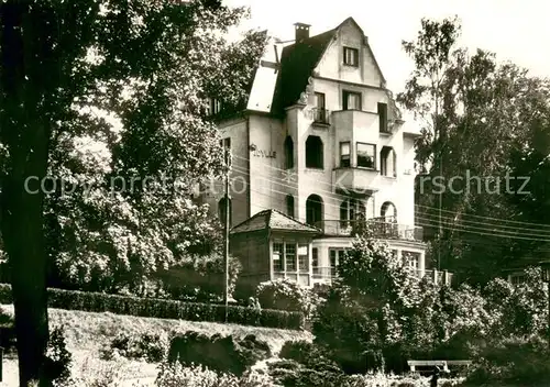 AK / Ansichtskarte Bad_Elster Haus Idylle Aussenansicht Bad_Elster