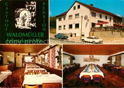 AK / Ansichtskarte Jahrsdorf_Mittelfranken Gasthof Waldmueller Pension Gastraeume Jahrsdorf Mittelfranken