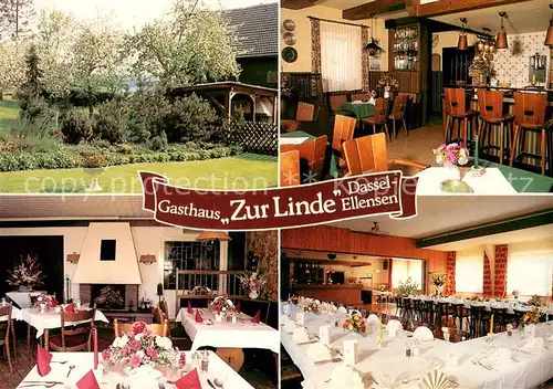 AK / Ansichtskarte Ellensen Gasthaus Zur Linde Bar Gastraeume Ellensen