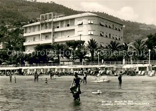 AK / Ansichtskarte Alassio Hotel Mediterranee Alassio