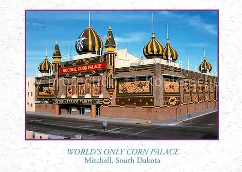 AK / Ansichtskarte Mitchell_South_Dakota Worlds Only Corn Palace 