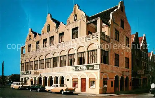 AK / Ansichtskarte Curacao_Niederlaendische_Antillen The famous 250 year old Penha Building Curacao_Niederlaendische