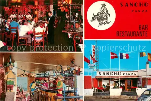 AK / Ansichtskarte San_Agustin_Gran_Canaria Sancho Panza Bar Restaurante Gaststube Bar San_Agustin_Gran_Canaria