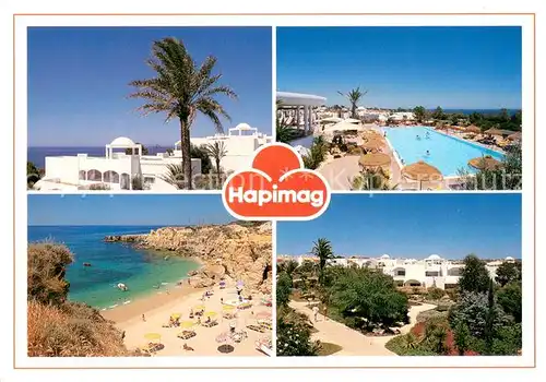 AK / Ansichtskarte Albufeira Hapimag Praia do Castelo Strand Pool Albufeira