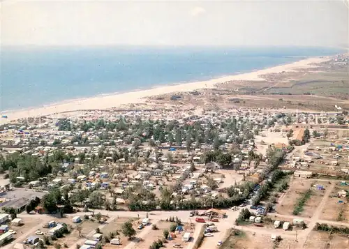 AK / Ansichtskarte Serignan_Plage Camping ombrage Vue aerienne Serignan_Plage