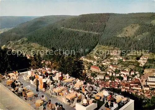 AK / Ansichtskarte Wildbad_Schwarzwald Sommerberghotel Fliegeraufnahme Wildbad_Schwarzwald