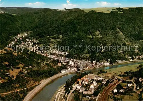 AK / Ansichtskarte Dausenau an der Lahn Fliegeraufnahme Dausenau