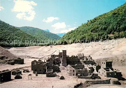 AK / Ansichtskarte Toscana_Region Invaso del Lago di Vagli Fabbriche di Careggine 