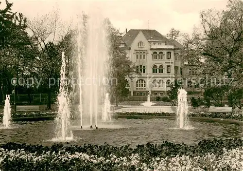 AK / Ansichtskarte Freiberg_Sachsen Scheringerpark m. Haus d. Jungen Pioniere   Freiberg Sachsen