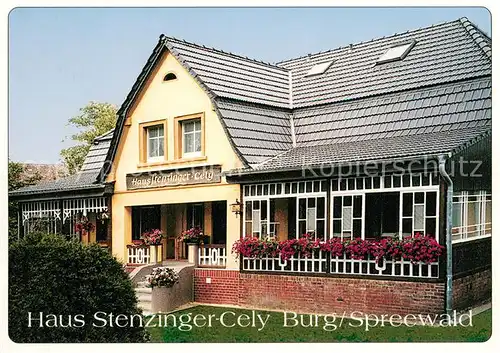 AK / Ansichtskarte Burg_Spreewald Haus Stenzinger Cely Aussenansicht Burg Spreewald