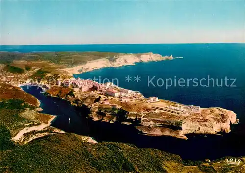 AK / Ansichtskarte Bonifacio_Corse_du_Sud Entree par le Goulet vue aerienne Bonifacio_Corse_du_Sud