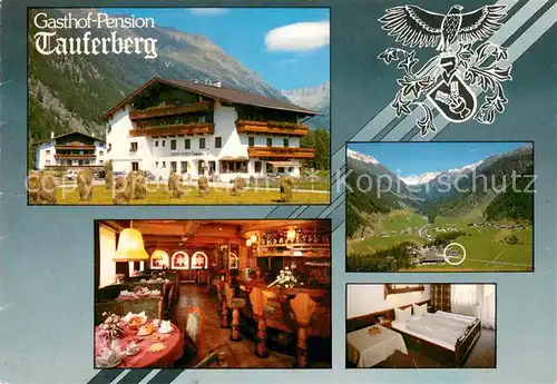 AK / Ansichtskarte Niederthai_Umhausen_Tirol Gasthof Pension Tauferberg Gastraum Bar Panorama Zimmer Niederthai_Umhausen_Tirol