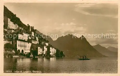 AK / Ansichtskarte Gandria_Lago_di_Lugano Panorama Gandria_Lago_di_Lugano