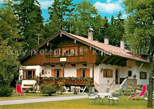 AK / Ansichtskarte Weissach_Rottach Egern Gaestehaus Haus Waldheim Weissach Rottach Egern