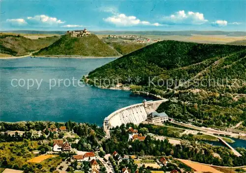 AK / Ansichtskarte Edersee Fliegeraufnahme Ederseetalsperre  Edersee