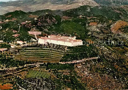 AK / Ansichtskarte Montecassino Fliegeraufnahme der Abtei Montecassino