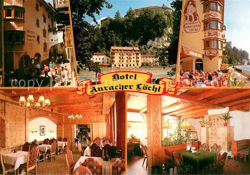 AK / Ansichtskarte Kufstein_Tirol Hotel Weinhaus Restaurant Cafe Auracher Loechl Gastraeume Kufstein_Tirol